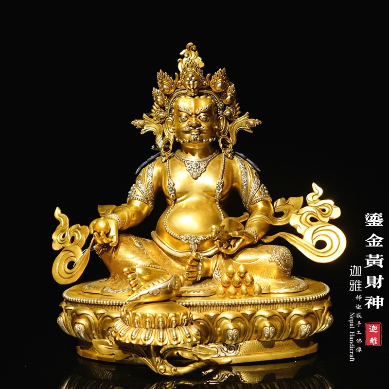 鎏金黄财神-48cm