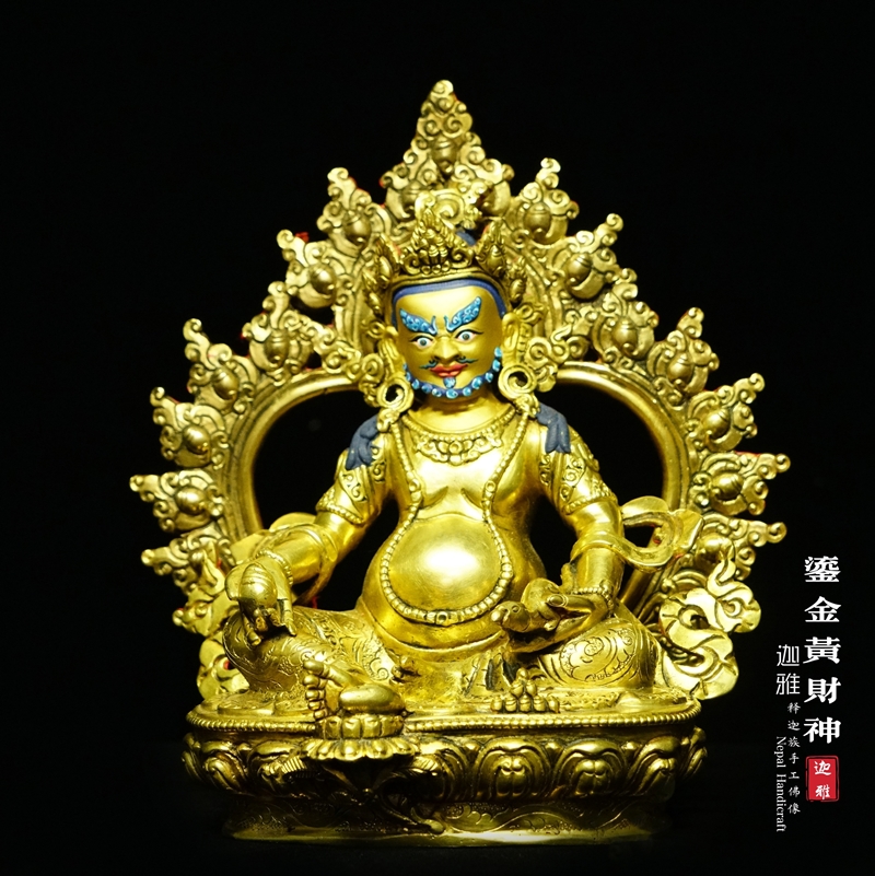 鎏金黄财神-18cm