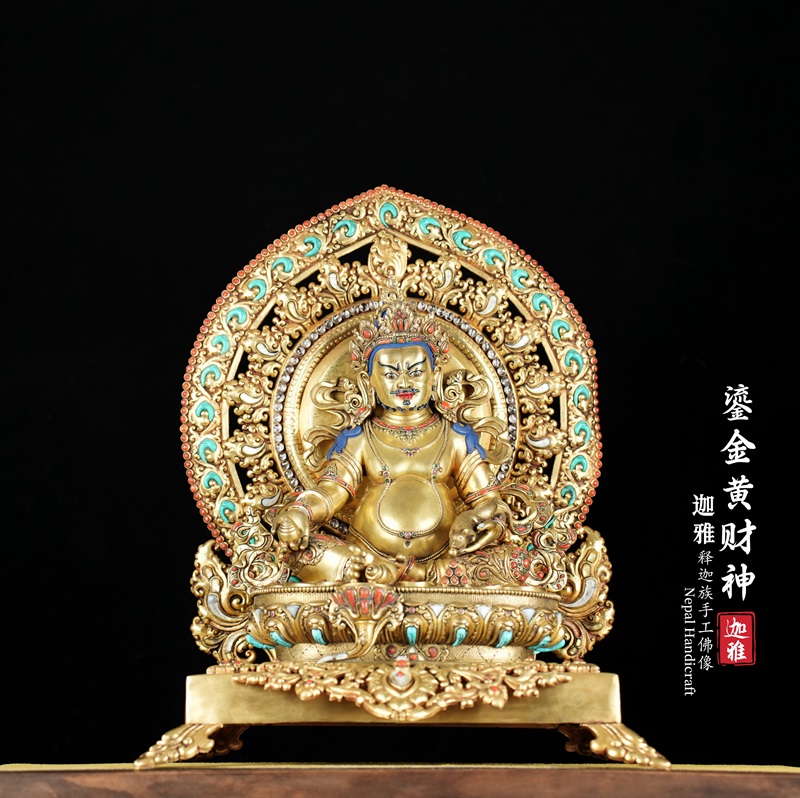鎏金黄财神-49cm