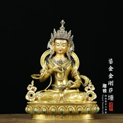 鎏金金刚萨埵-33cm