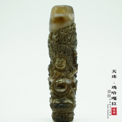 天珠錾刻玛哈嘎拉-15cm