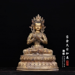 做旧大日如来-73cm