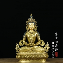 鎏金长寿佛-41cm