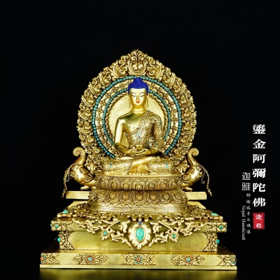 鎏金阿弥陀佛-50cm