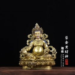 鎏金黄财神-33cm