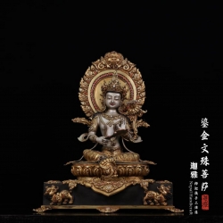 做旧文殊菩萨-46cm