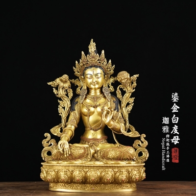 鎏金白度母-40cm