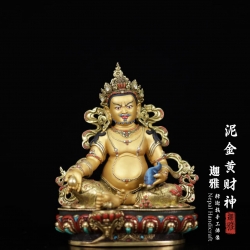 泥金黄财神-33cm