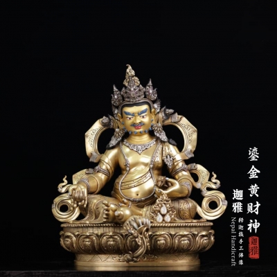 鎏金黄财神-50cm