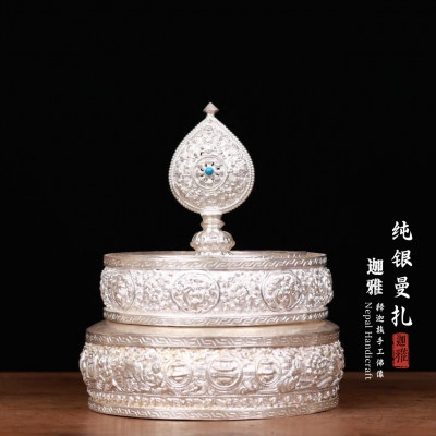 纯银曼扎-25cm
