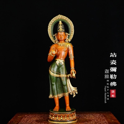 彩绘站姿弥勒-60cm