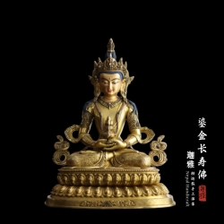鎏金长寿佛-51cm