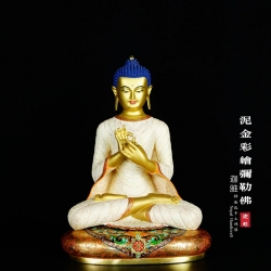 泥金彩绘弥勒佛-50cm