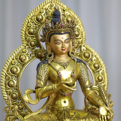 鎏金地藏王菩萨-28cm