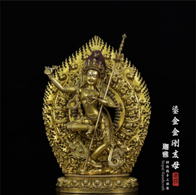 鎏金金刚亥母-56cm