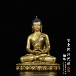 鎏金阿弥陀佛-19cm
