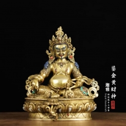 鎏金黄财神-22cm