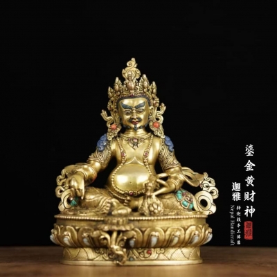 鎏金黄财神-22cm