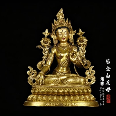 鎏金白度母-50cm