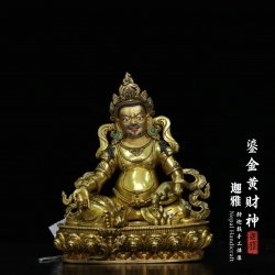 鎏金黄财神-23cm